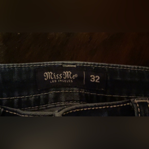Miss Me Western Style Mid Rise Boot Cut Womens Jeans Size 32 Length 34 - Picture 2 of 9